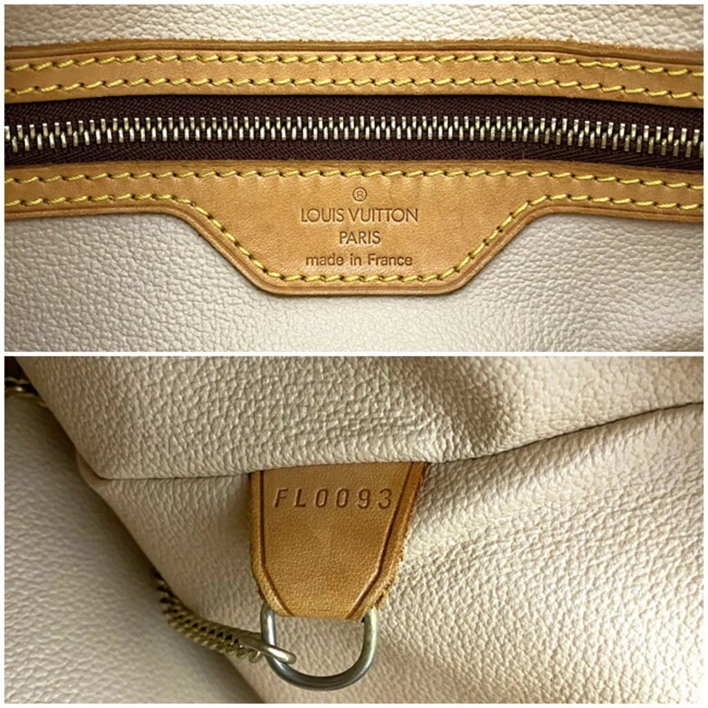 (Good) Bucket Nume Women's LOUIS VUITTON Tote M42236 Canvas Brown FL0093 Pre-Owned Bag Beige Louis Handbag GM Monogram Leather Vuitton