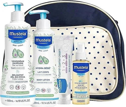Newborn Oil, Anti Shampoo, Set Baby Baby Care Baby Nappy Cream Mustela Lotion, Body Hello Massage Moisturizer Baby Rash