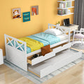 Merax and Multiple Captain Drawers, Colors Solid with Bed Wood Trundle Twin,