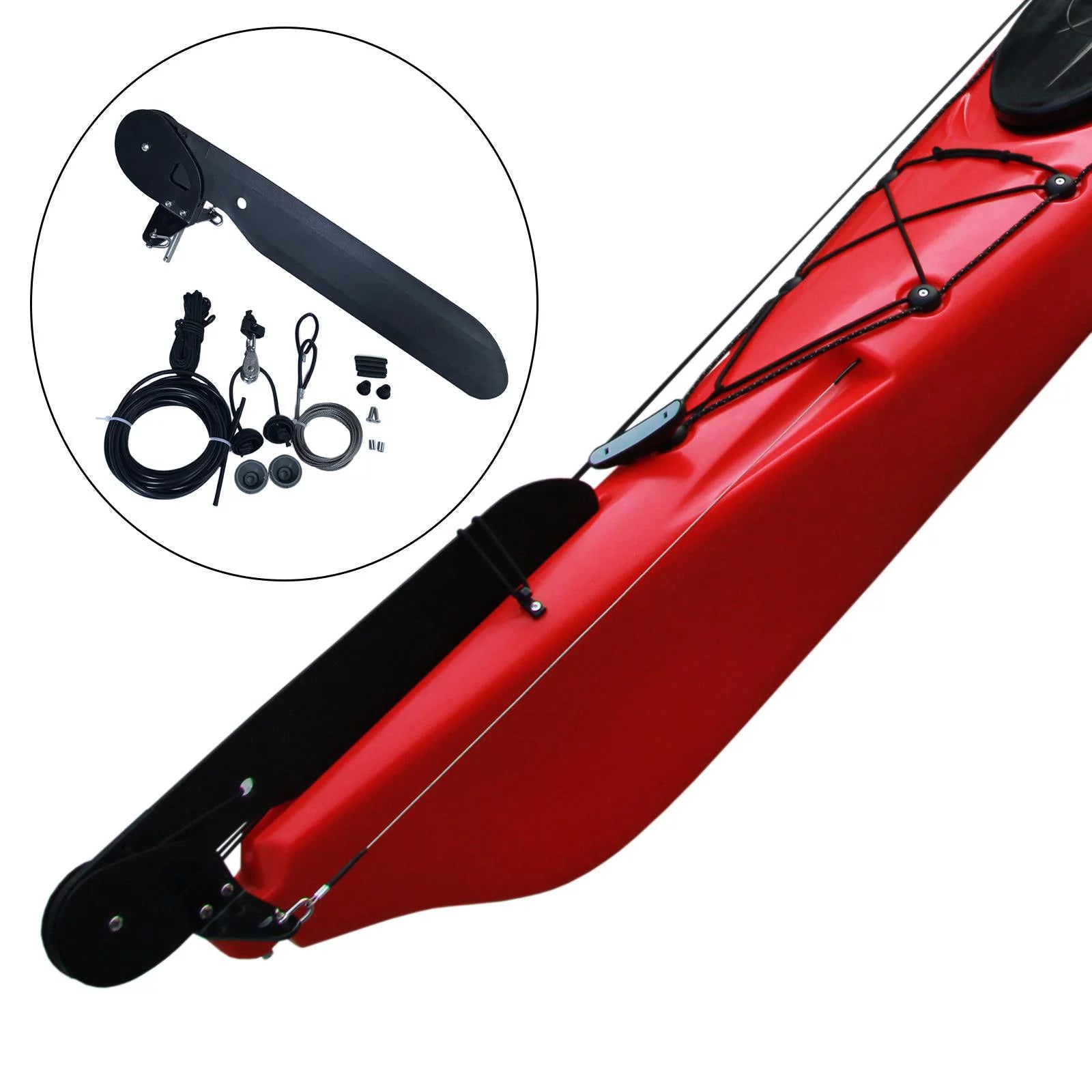 Kayak Steering System Boat Direction Rudder Canoe for Fishing Control
