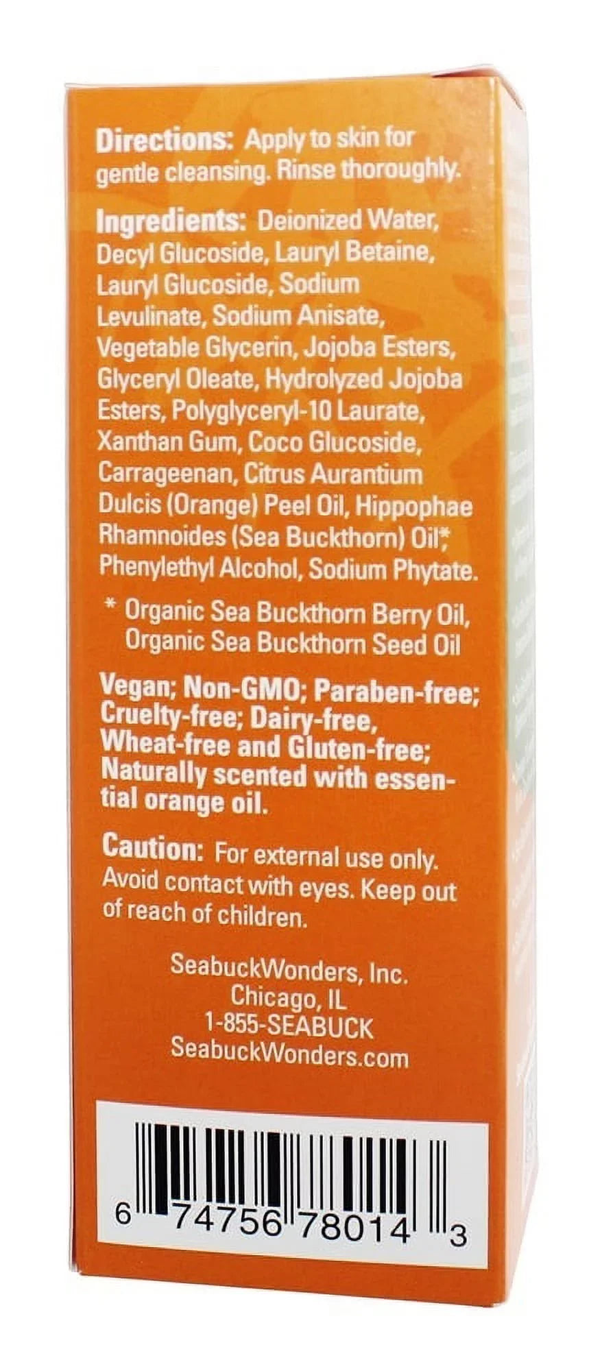 Himalayan Exfoliating Buckthorn SeabuckWonders Facial Cleanser Sea