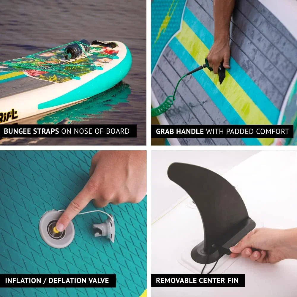 Board Up Stand And Board And More Paddle, Paddle Paddle - Including Inflatable Pump, Accessories,