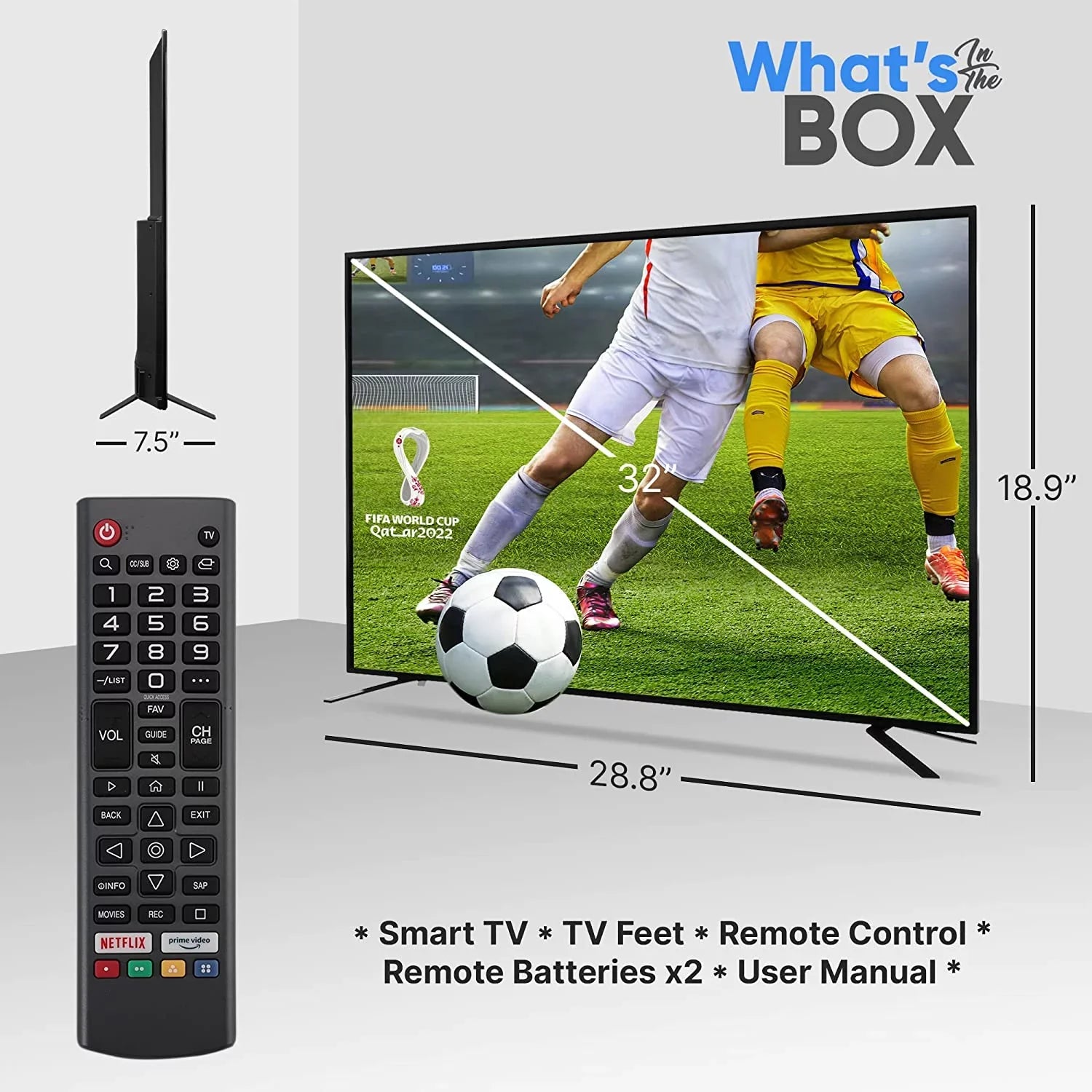 5 LED Operating to 1366×768 WebOS Supports TV, System Smart Up 32 Built inch HD Resolution, in