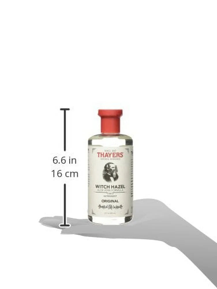 with witch astringent, 12 oz aloe vera, original thayers hazel