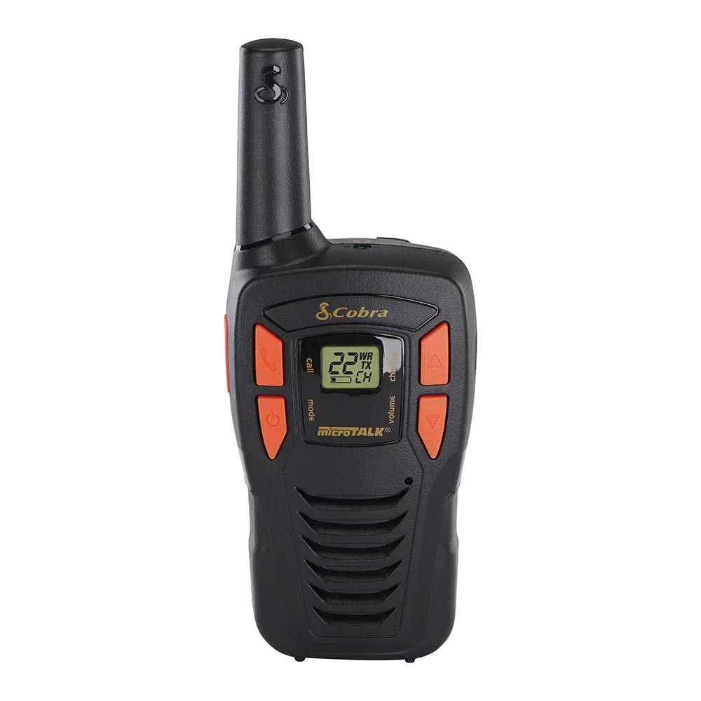 Channels, - 16-Mile Talkies Lightweight, Long Compact Cobra Range 22 Radio Walkie ACXT145 Adults Two-Way Rechargeable, Set for