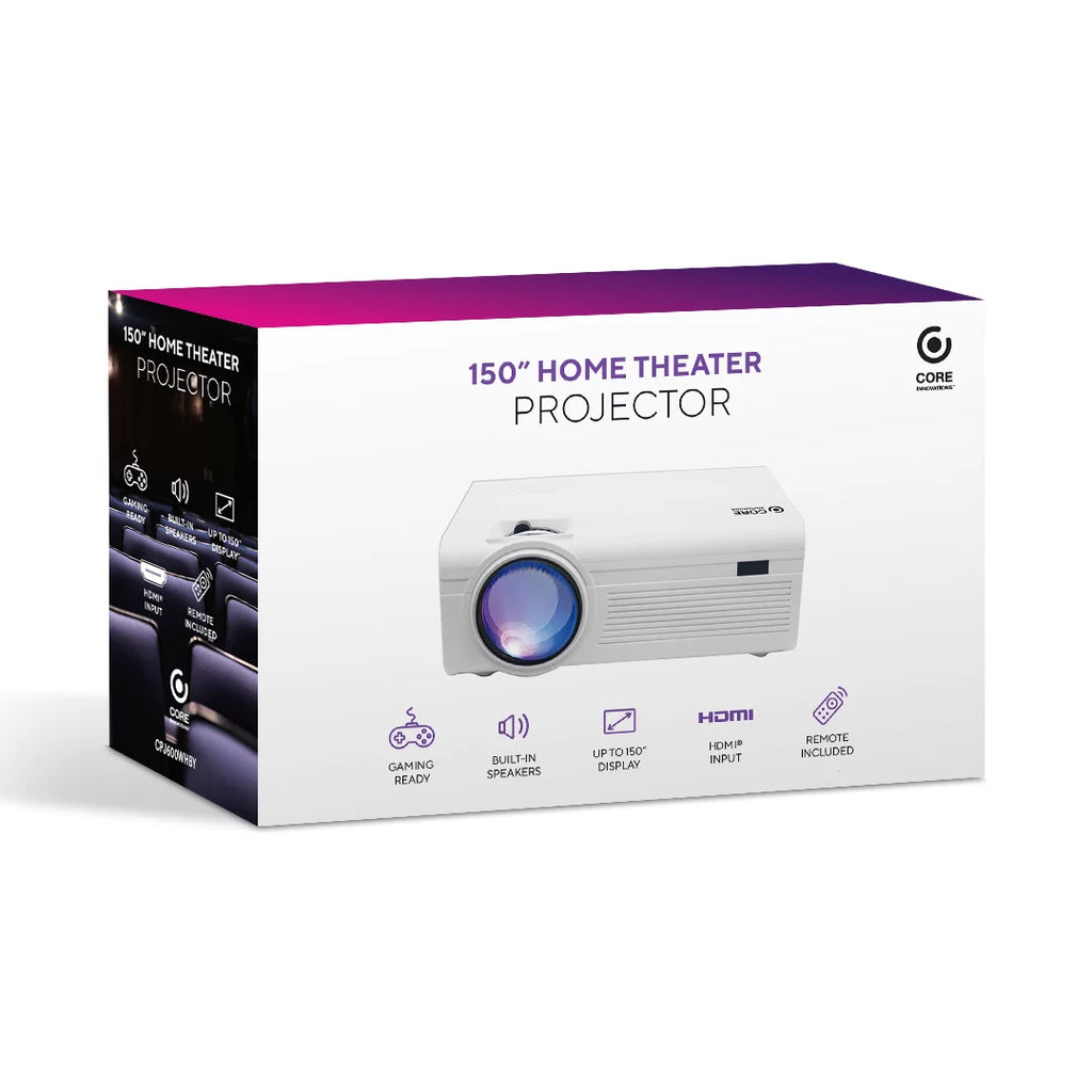 Projector Innovations CJR600 Core (White) Home Theater LCD 150"