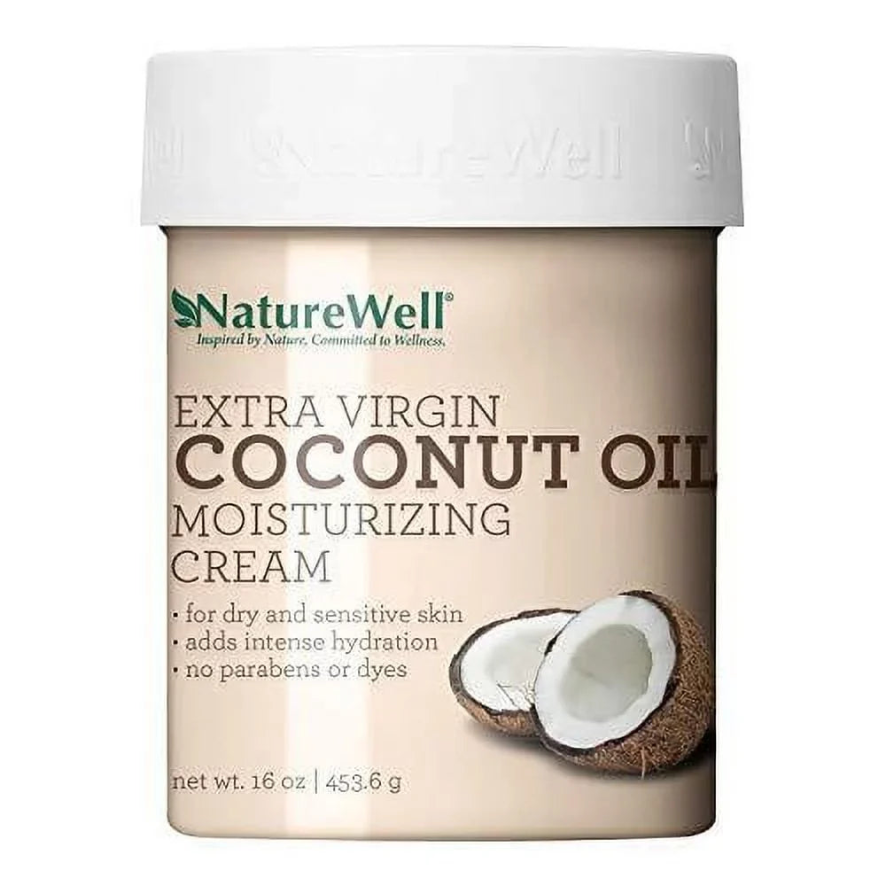 Naturewell - Default (Pack Oil Coconut Virgin 16oz of Title Extra 2) Moisturizing Cream,