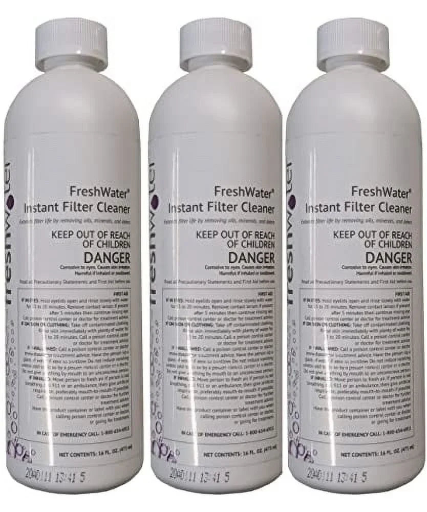 Spring Freshwater 76766 Spas 3 Instant Pack Hot Filter Cleaner