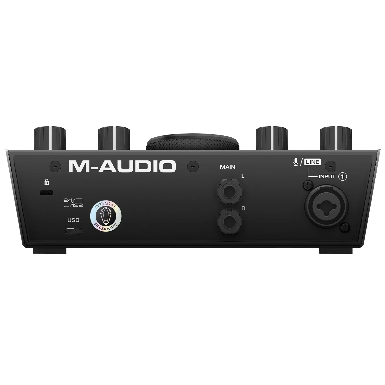 Cables 192 24/192 Audio 2-In/2-Out 4 Universal 10FT M-Audio with Yellow XLR | AIR Sure-Fit Interface USB Package