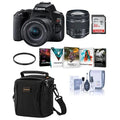 Lens Camera 58mm 18-55mm Cleaning IS SDHC Filter, Pc EF-S Camera f/4-5.6 SL3 Case, Bundle 32GB with Card, DSLR UV With - Software Black - Rebel EOS Kit, STM Package