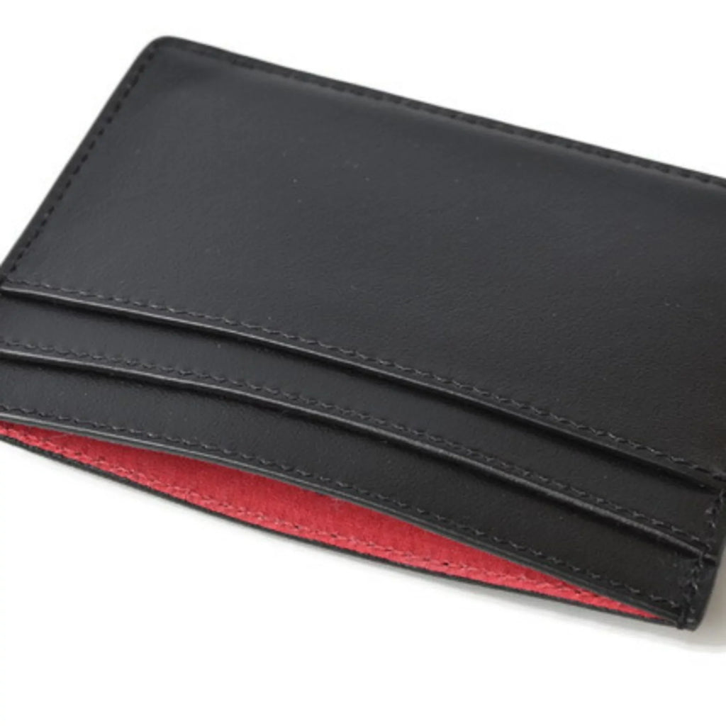 Laurent Case Pre-Owned YSL SAINT Logo Leather Card (New) Business Black Saint LAURENT Holder Studs