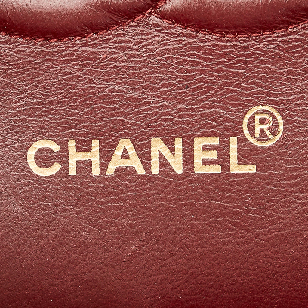Black Bag Flap Classic Bag (Good) Shoulder Small Lambskin Double Chanel Leather Women Pre-Owned