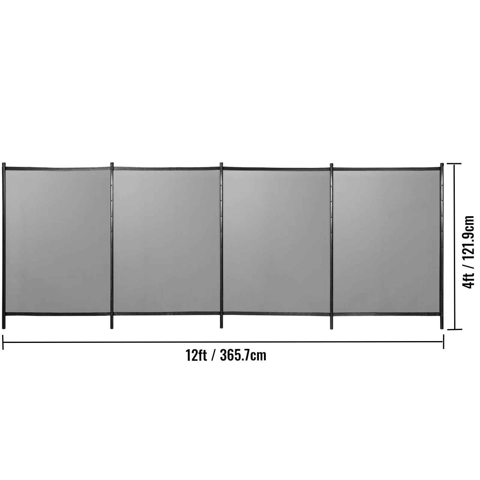 Pool Pool Swimming Removable for Fences 12 1000D Security Pool Pool Tubes, 4 Poles Fence for Fencing Fabric SKYSHALO x ft PVC Pools and Aluminum Privacy and Breathable Fence, Mesh, Foot Inground with