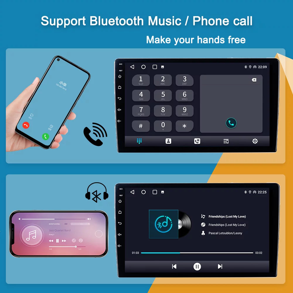Car Auto 7 Stereo 2008 With - Car Accord Android Android 2002 Carplay Multimedia For Screen Player Honda Touch