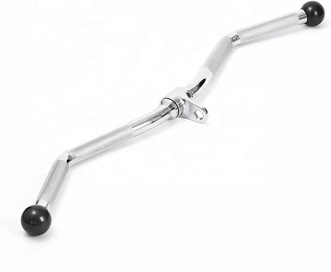 Pulldown Lat Down Attachment, Bar Attachments, Knurled Bar Cable Hanger, Down Curl Equipment Machine Machine Grip Revolving Pull with Cable Tricep Gym Lat Press Lat & 30" Bar Accessories Long