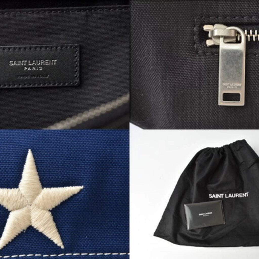 Saint Star (New) Pre-Owned Leather Bum MARSUPIO SAINT Pouch 557831 Bag Waist Laurent LAURENT Multicolor