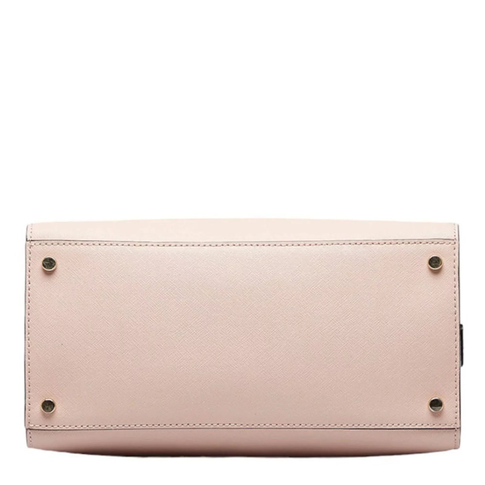 CANDACE Kate ladies Pre-Owned SMALL handbag (Good) PXRU5957 CAMERON Spade spade leather black STREET pink