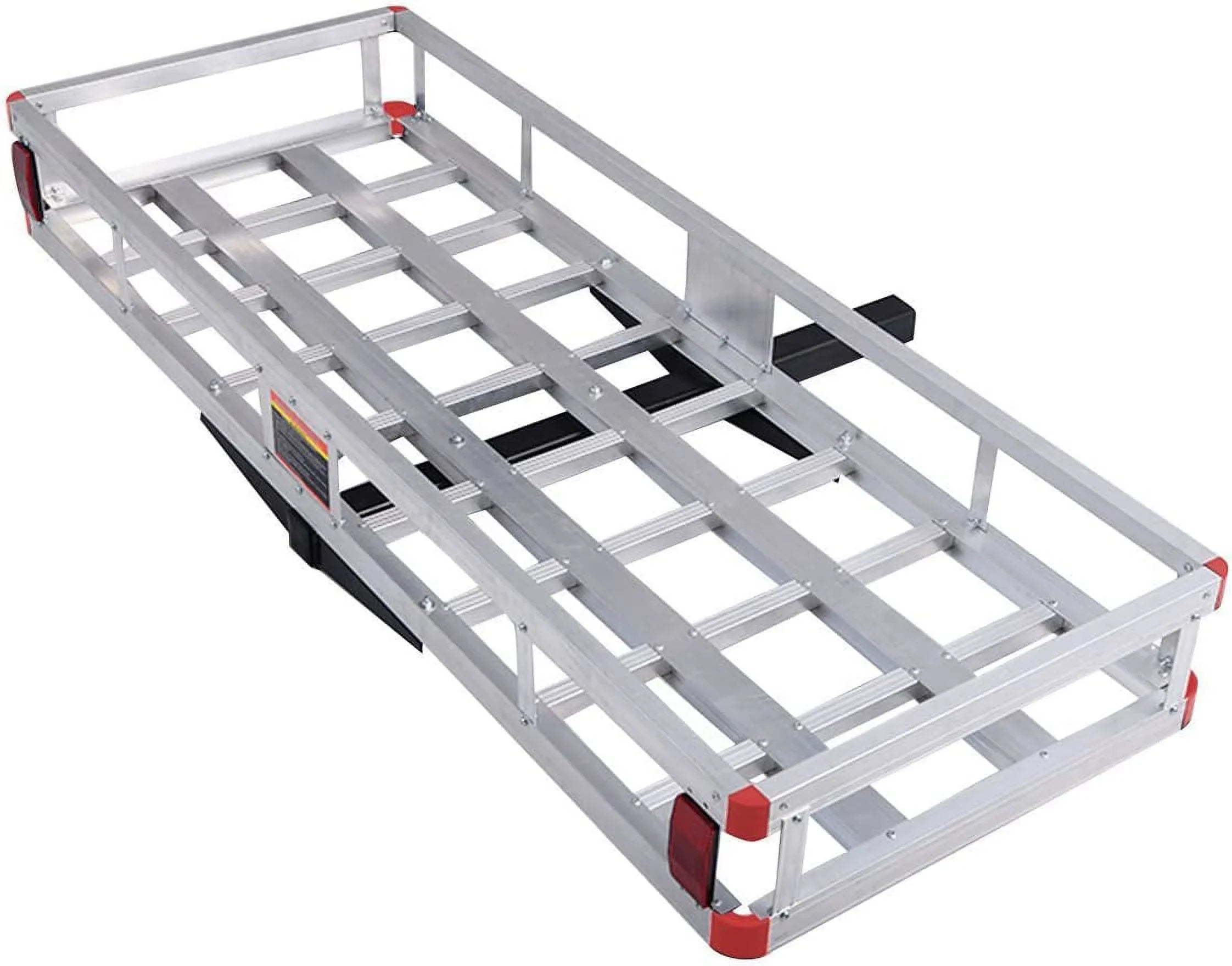 x Luggage 2” Truck, Vehicle Rack, Capacity 22” Receiver, x Trailer for Mount Hitch SUV, Carrier 7” Cargo Cargo Basket Car, Aluminum 60” 500LBS Fits
