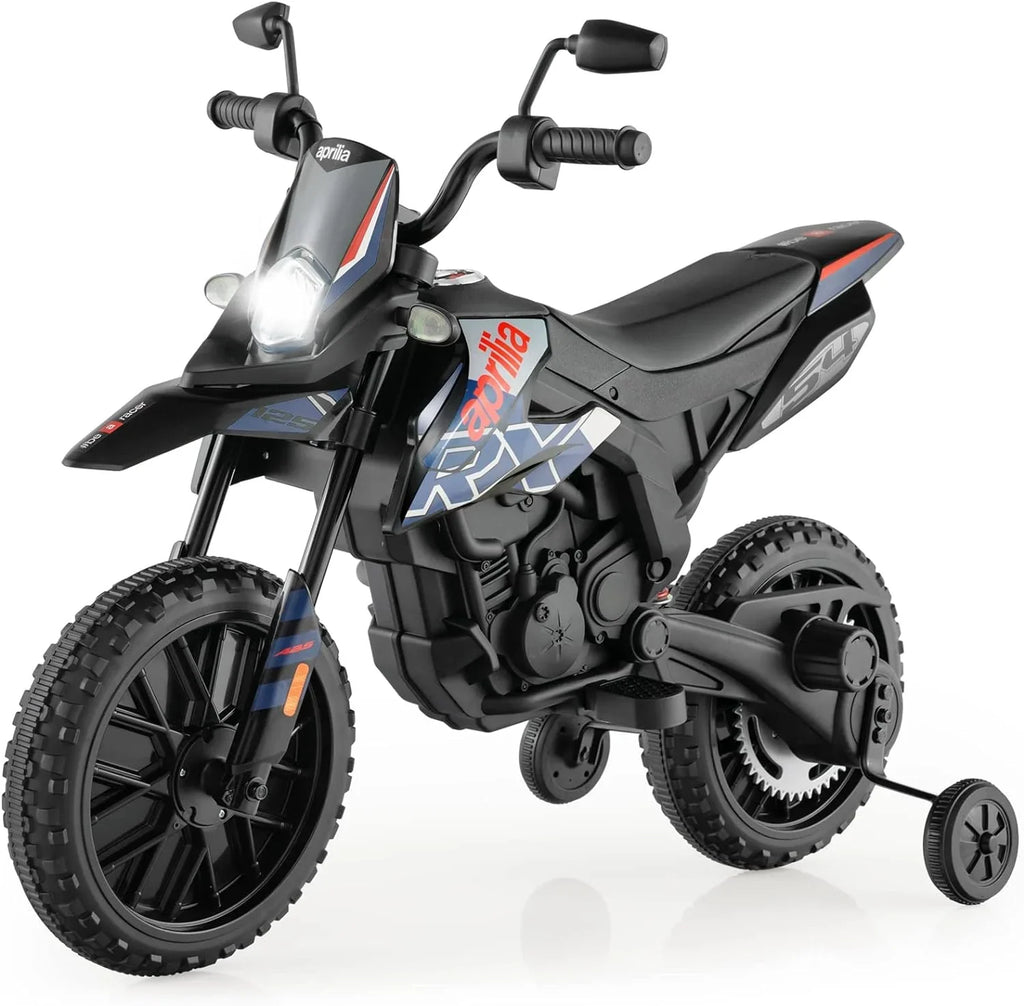 Battery Ride-on with Electric LED 12V Foxhouse1 Motorcycle Blue - Power, Color Kids Headlights