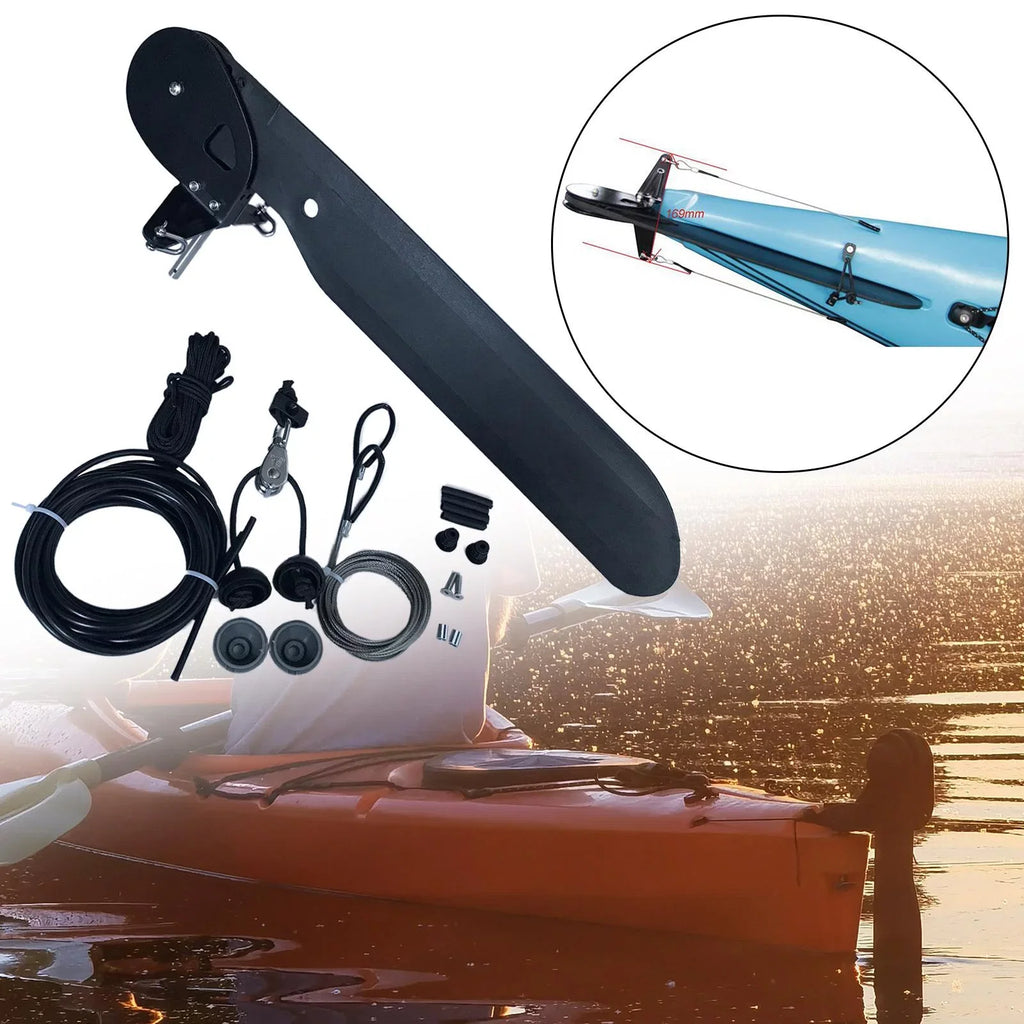 Kayak Steering System Boat Direction Rudder Canoe for Fishing Control
