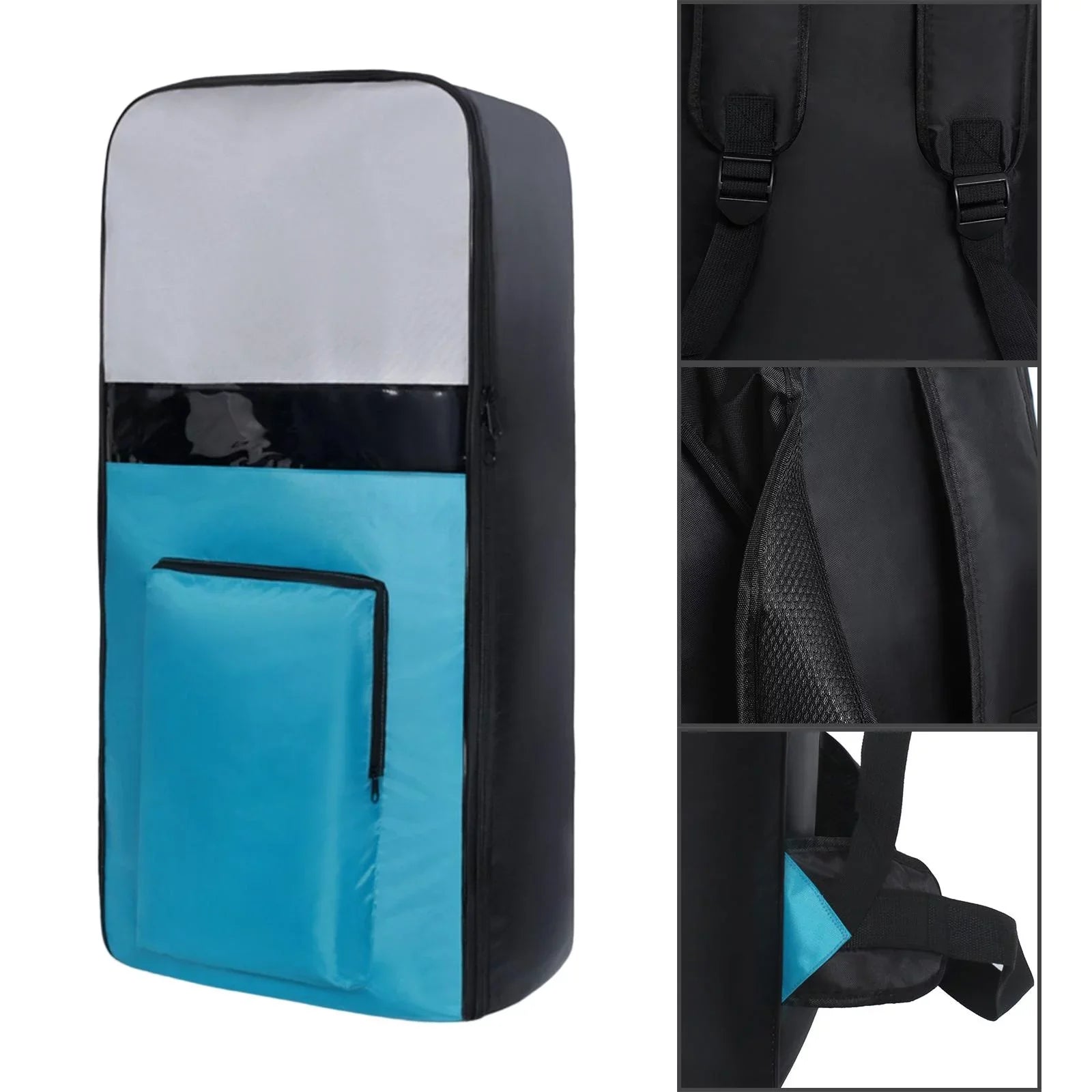 Paddleboard Backpack Board Surfing Capacity Inflatable Kayak Board Backpack Rucksack for Paddle Large Carrier Surf Nylon Universal Surfboard