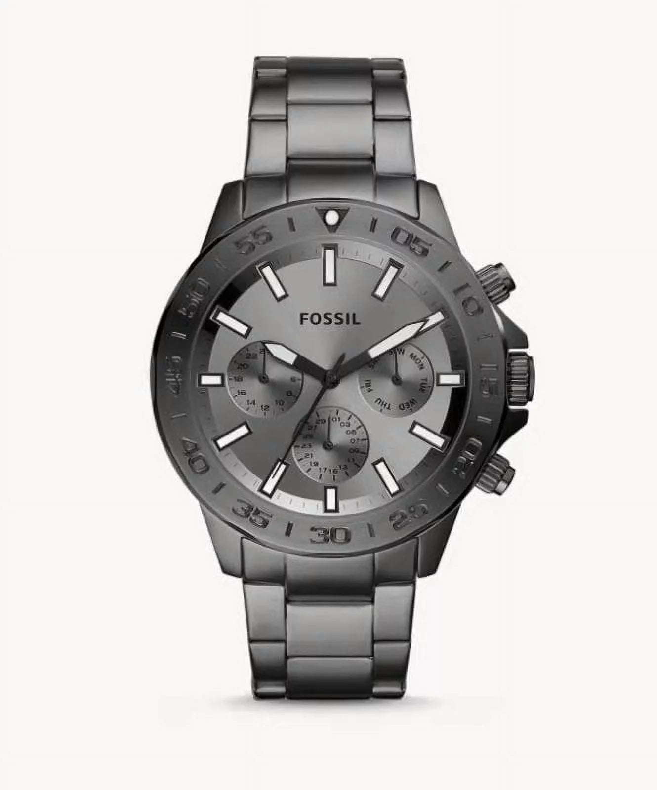 Watch Fossil Smoke BQ2491 Stainless Multifunction Steel Bannon