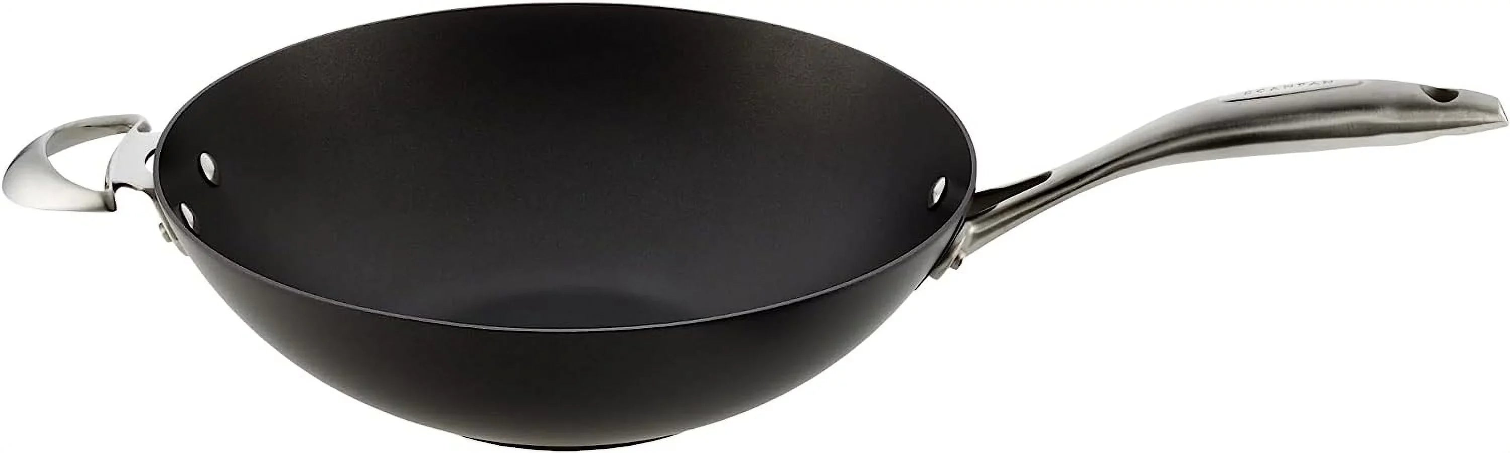 Wok Inch PRO ScanPan 12.5 Black IQ Cast Aluminum