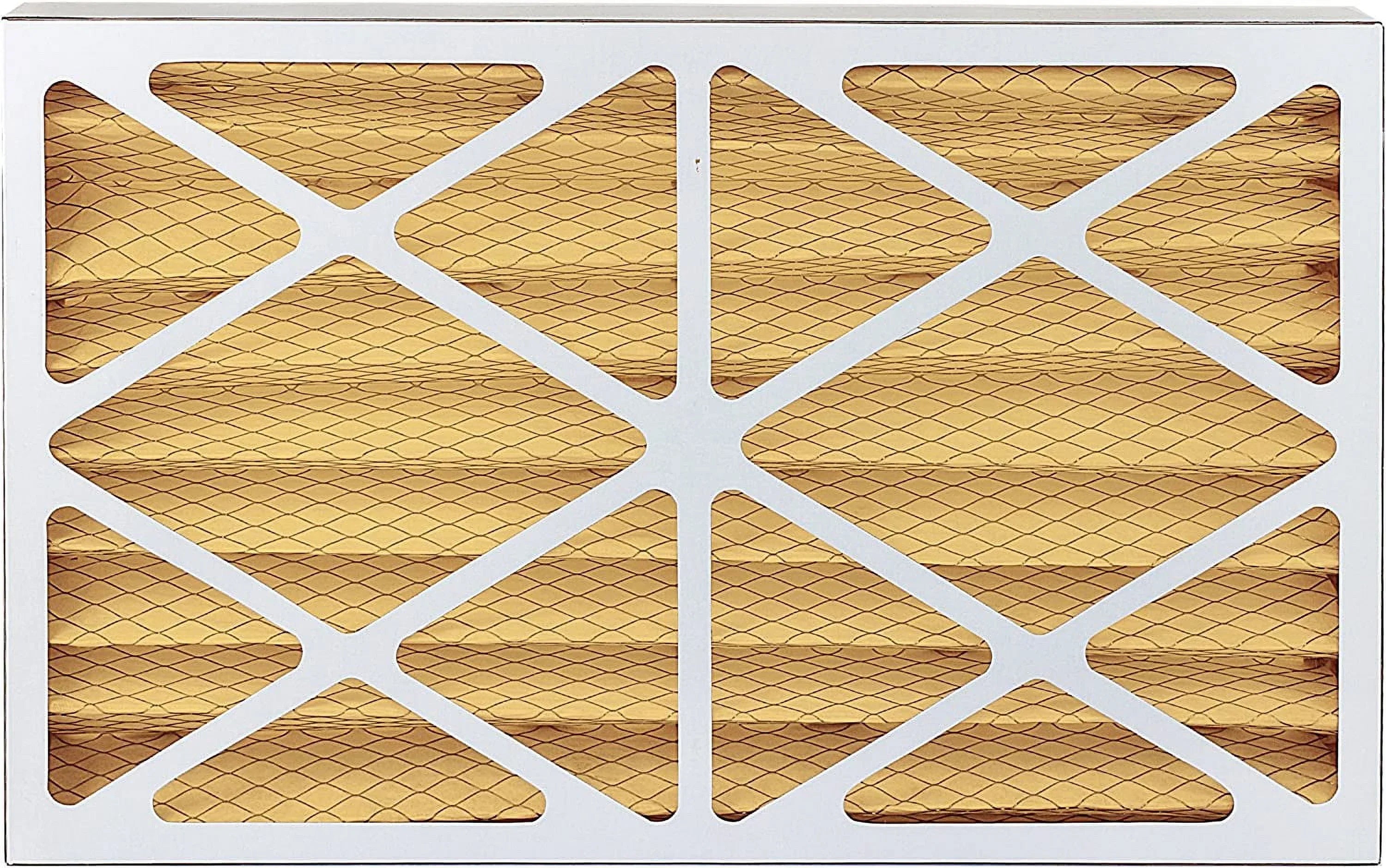 Pleated (3-Pack) Furnace AC Filters MERV Air 11 Filterbuy 10x25x4 HVAC