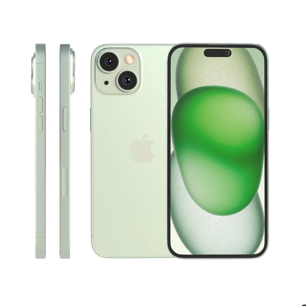 Unlocked) iPhone 15 (Factory Plus Green  (Refurbished) - 128GB Restored