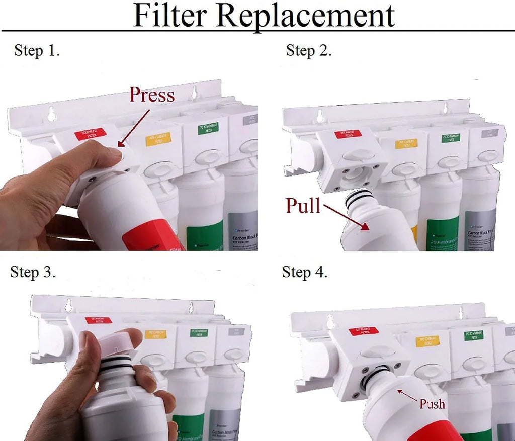 Twist Brushed Reverse Osmosis Nickel, WP531417 Plus Faucet, Pure RO LIHONG with Filtration System Standard Top-Mount