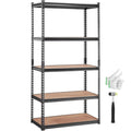 Garage lbs 2000 Storage Load Shelving BENTISM Adjustable 5-Tier Unit Rack Storage