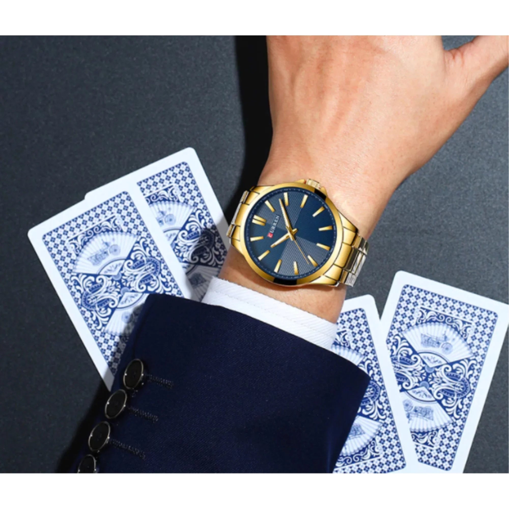 5508313, QUAINT METAL TIMEPIECE