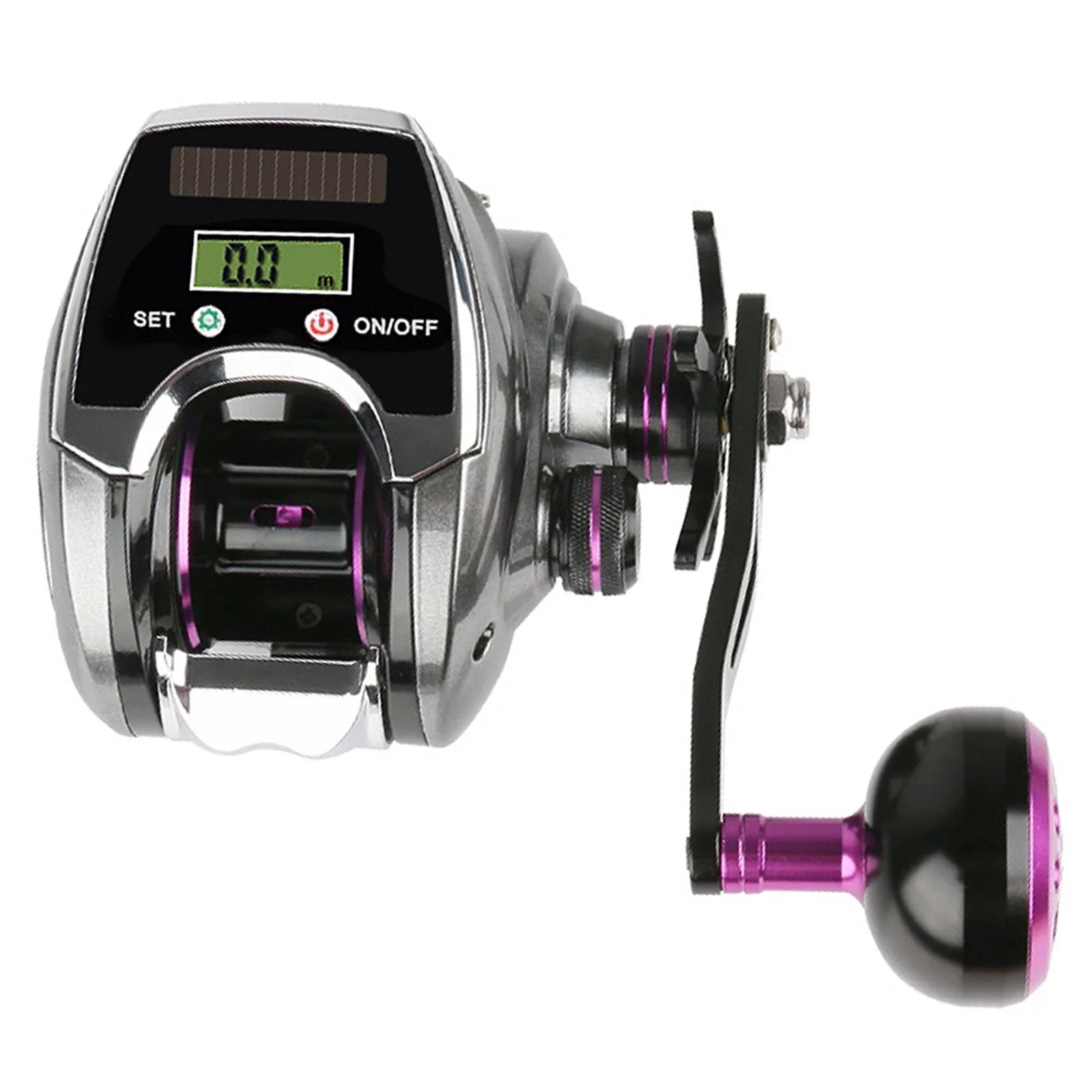 Baitcasting 1 with Fishing Speed 8.0 System Ratio Reel Digital Charging High OWSOO Display for Sun