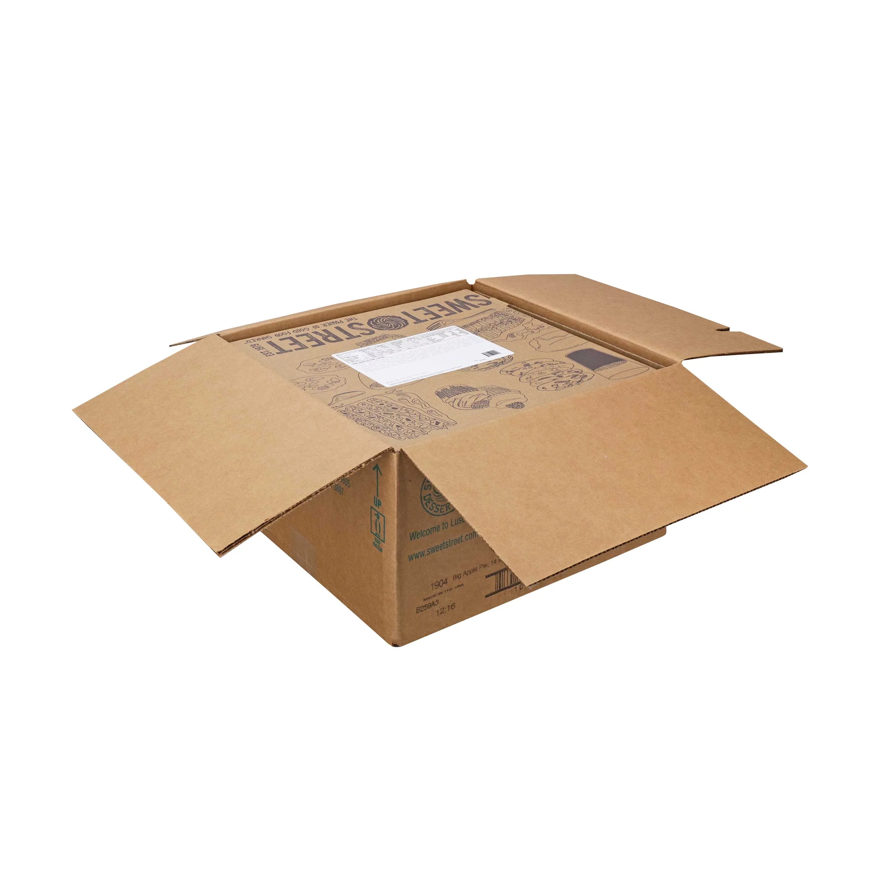 7.56 14 Pound inch 2 Street -- case. Pie, 10 Slice Round  Sweet per
