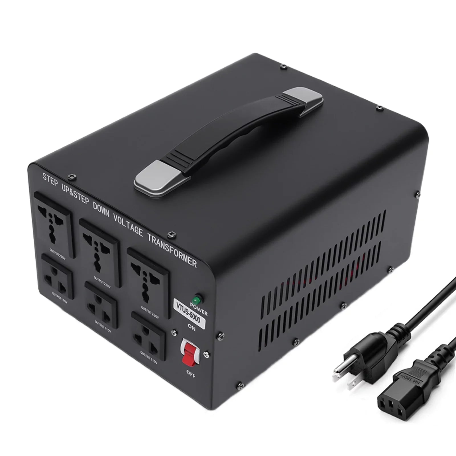 220V 5000 Duty Converter Voltage Step Loyalheartdy Peak Up/Down 110V Heavy to to 220V Power Electric Voltage Transformer / Convert Converter Watt 110V