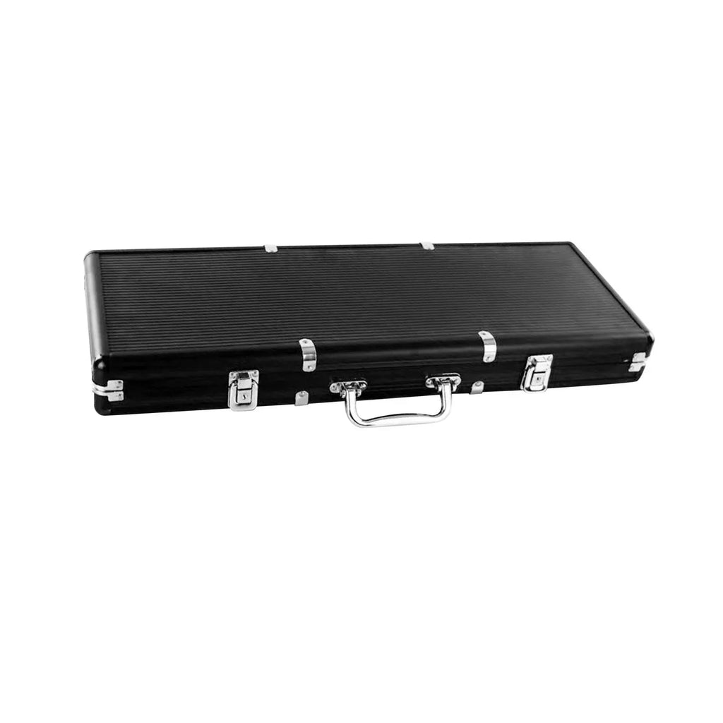 Aluminum Alloy Capacity Hellery Chip High Box Suitcase Carrying Black Case Thicken Solid