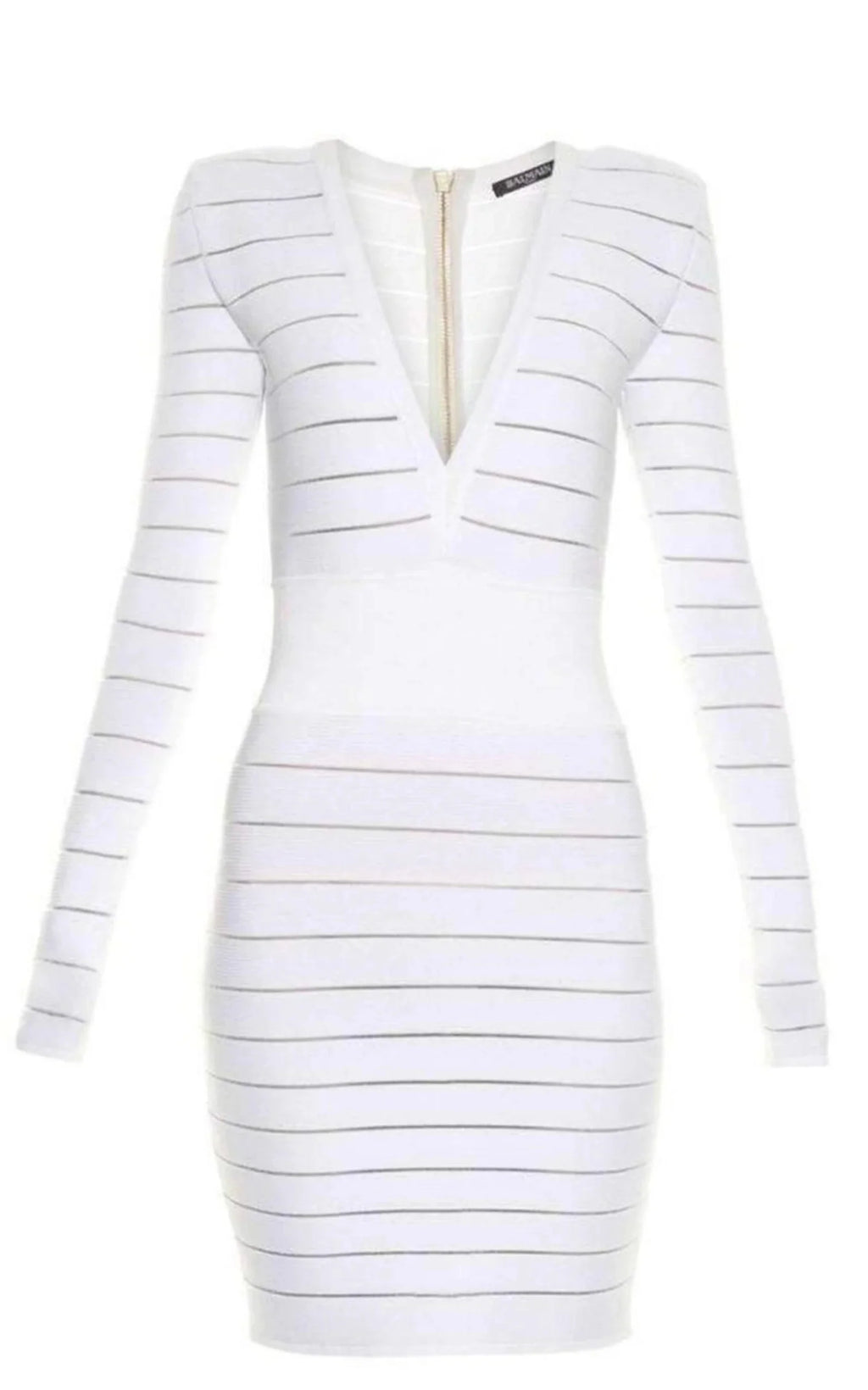 Deep Knit Dress V-Neck