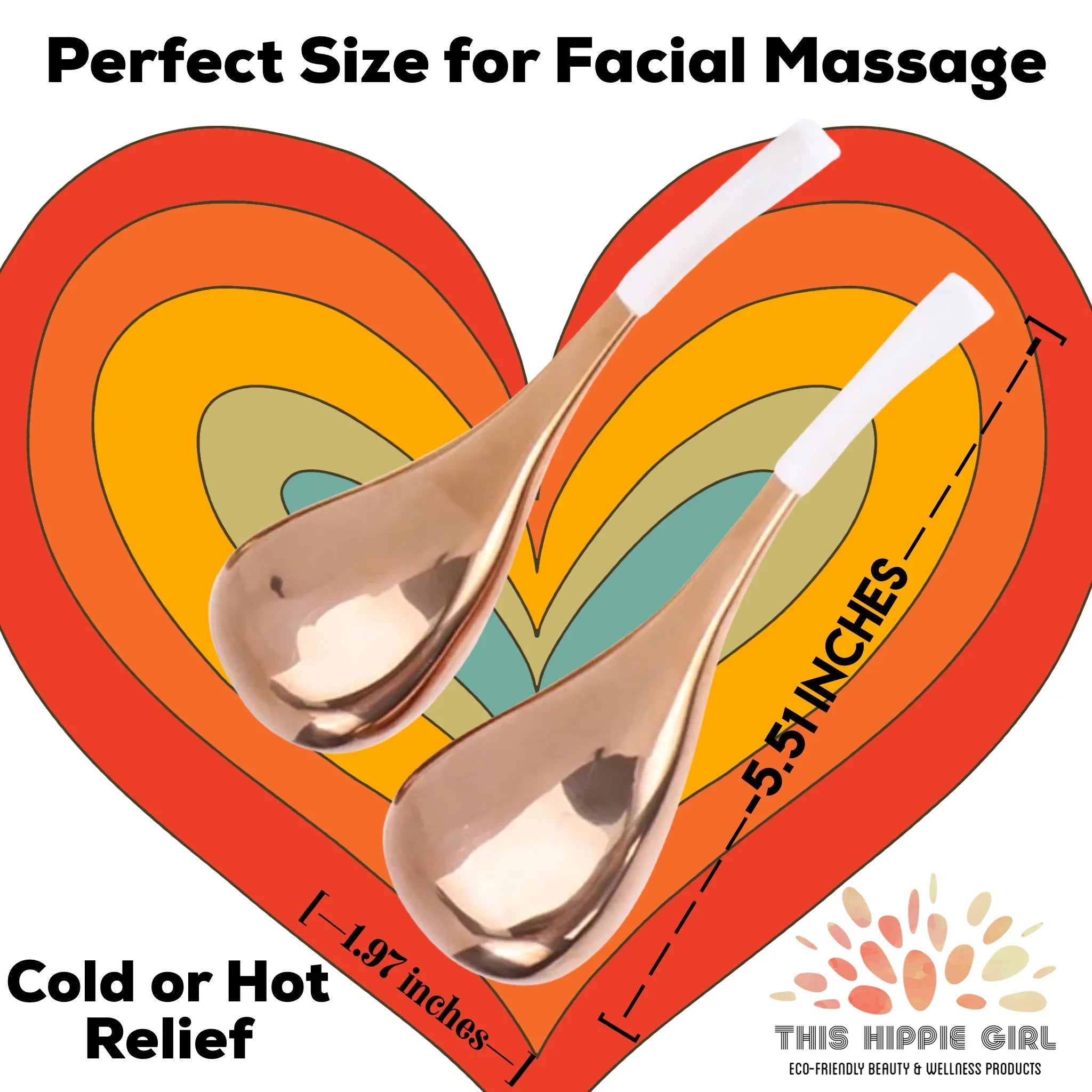 Face, Rose for Cryo Hottie THIS Therapy, Gold Ice for Cryo HIPPIE face Face, Facial care Globes Sticks GIRL tools Cold Bars,