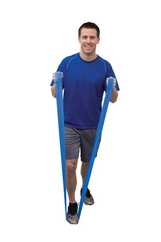 50Yd Band Blue Latex Hvy Free Resistance