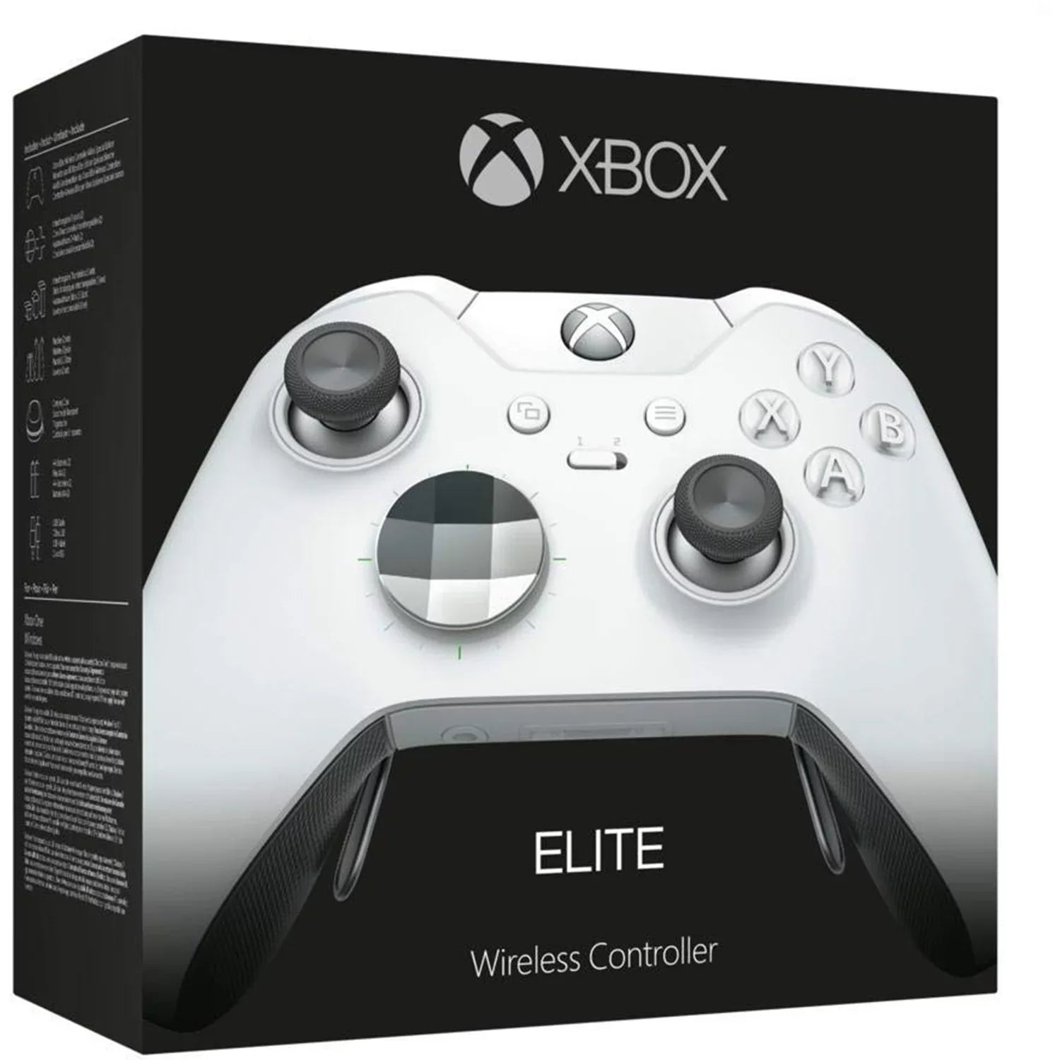 Controller, Elite (Refurbished) White, NON Restored Wireless Box Retail Xbox Microsoft Platinum One