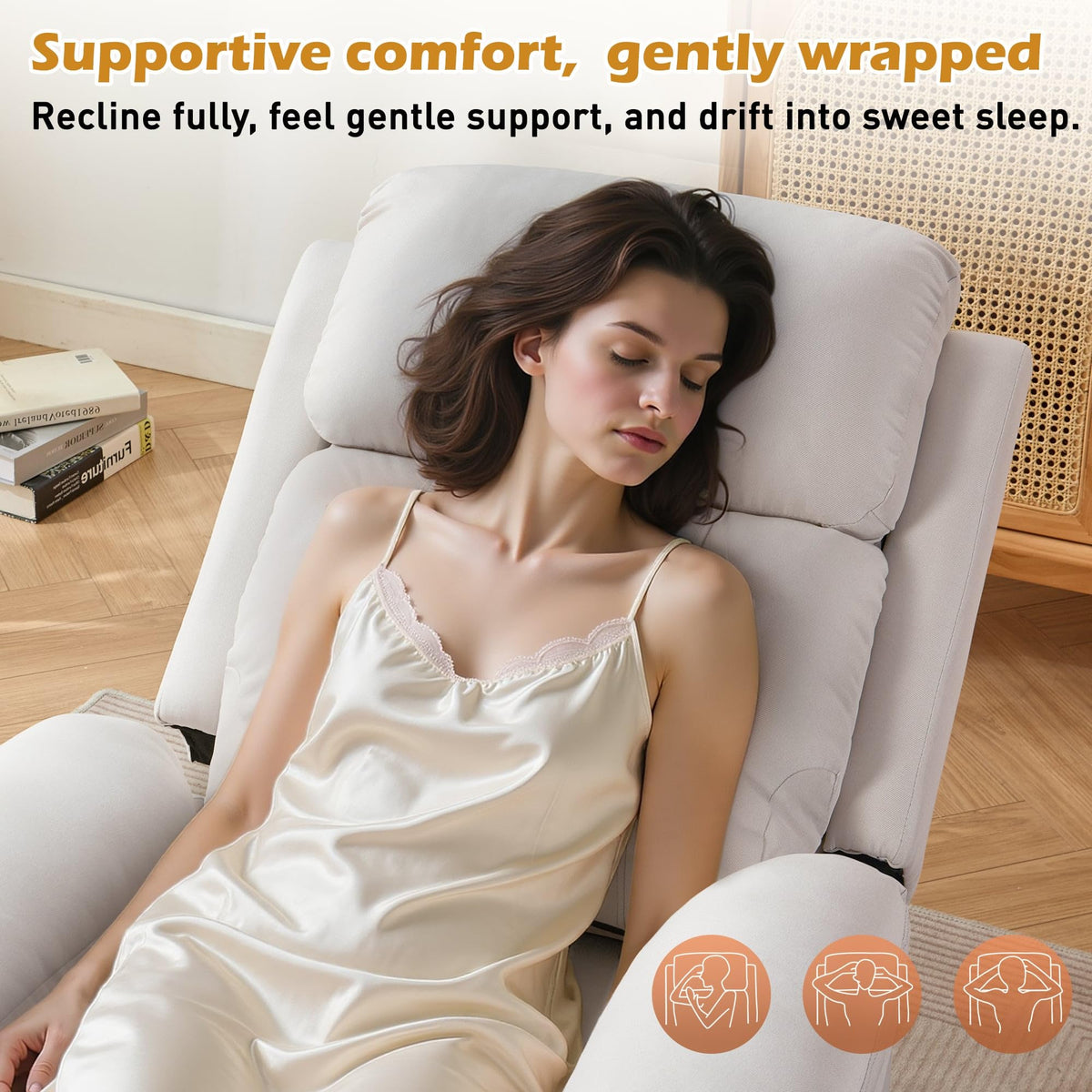 Korser Recliner Chair, Living Room Chairs for Adults
