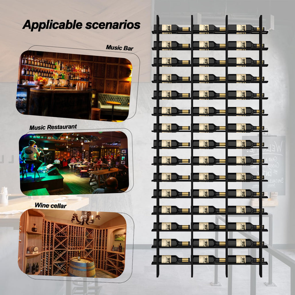 16 BottleWall Mount Wine Rack