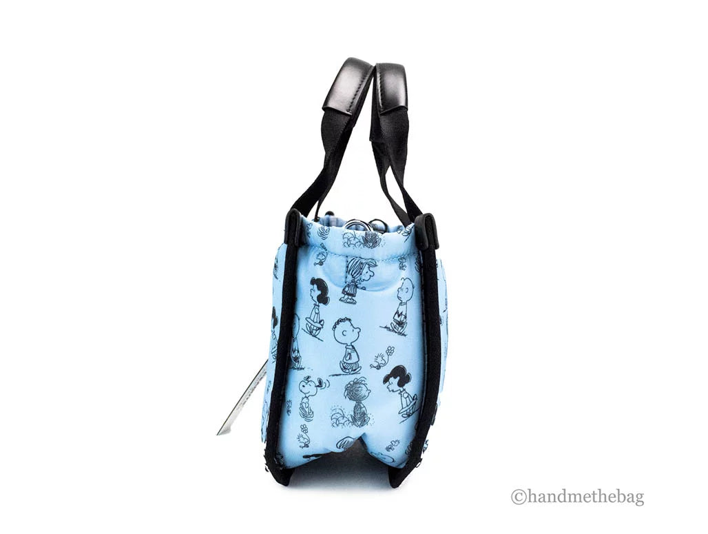 Handbag Peanuts Crossbody X Mini Nylon Tote Air Puffy Purse Marc Jacobs Bag Blue