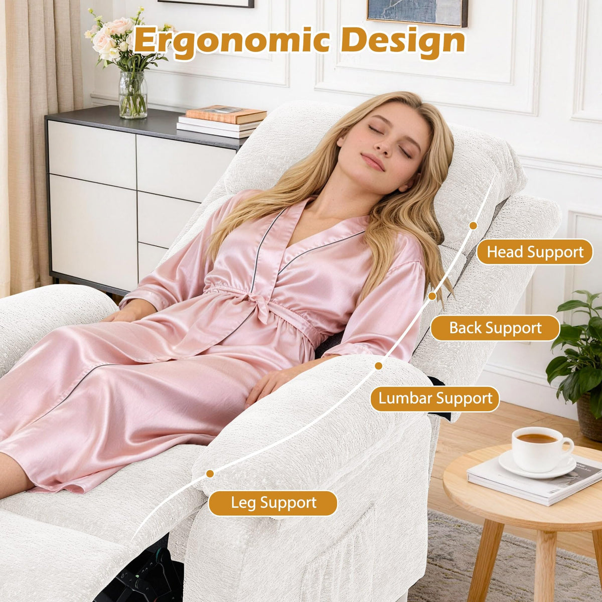Korser Recliner Chair, Living Room Chairs for Adults