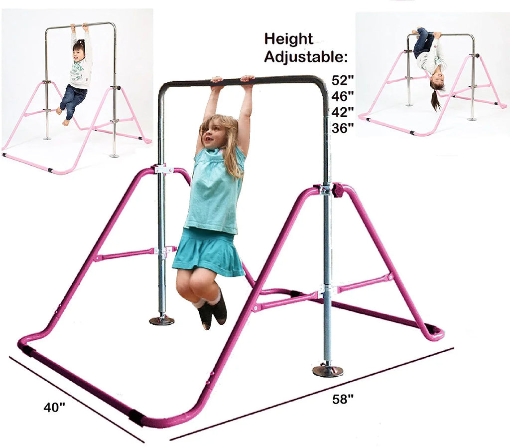 Tower Climbing Gymnastics Gym Jungle Pink Bar, Progymnastics Junior Bar Bar Training, Kip Bar, Monkey Horizontal