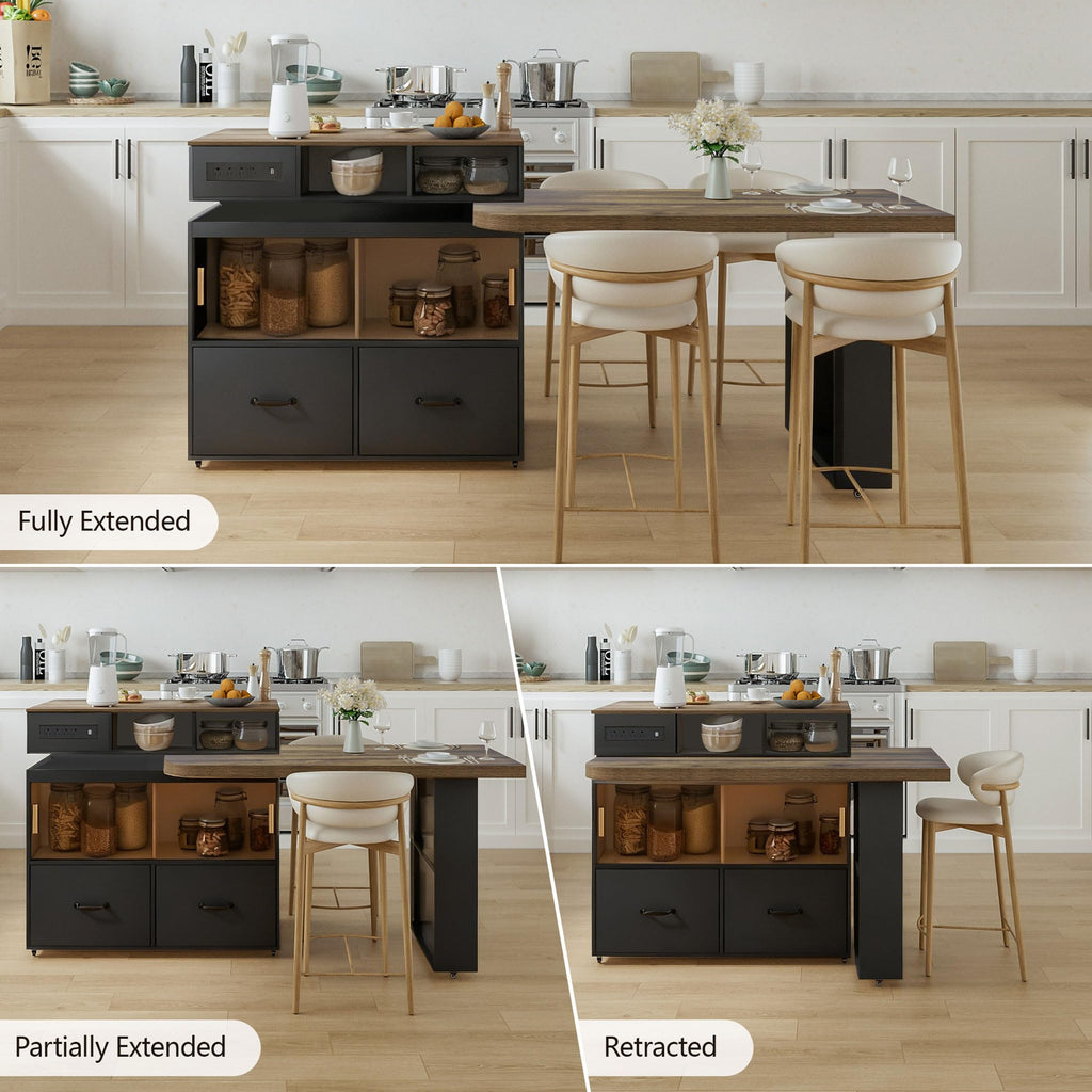 Island Table For Kitchen Extendable Small Kitchen Island Dining Table
