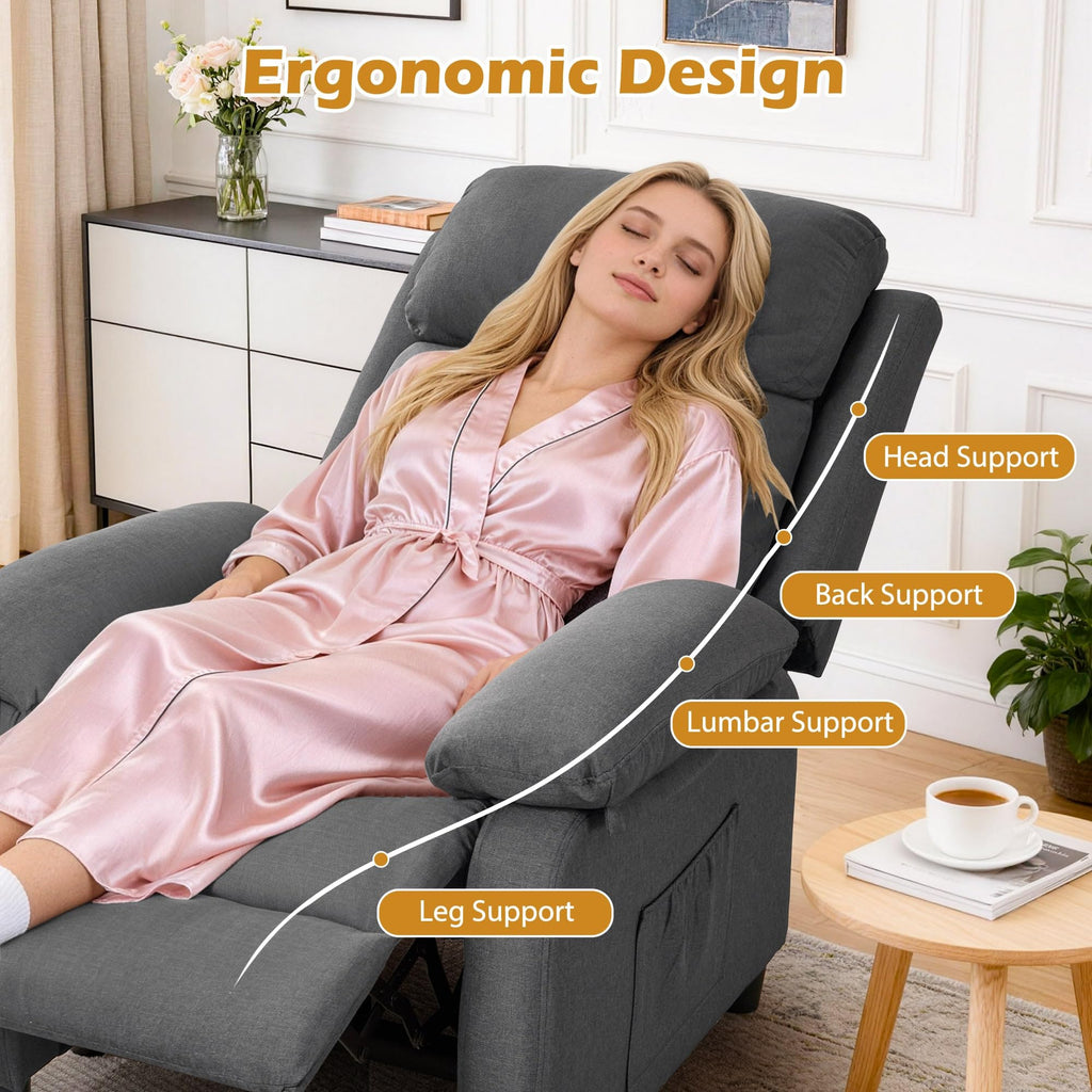 Korser Recliner Chair, Living Room Chairs for Adults