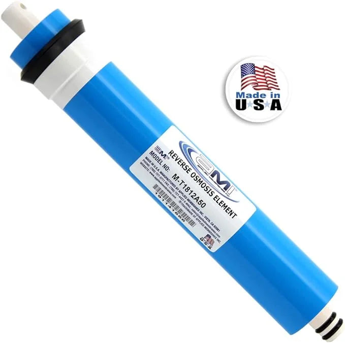 1.8” 12” Filtration USA in Compatibility for APPLIED x | Membrane Water Reverse Universal RO MEMBRANES System Osmosis | | Reverse Water Filter Replacement 50 Osmosis Made Membrane INC. GPD