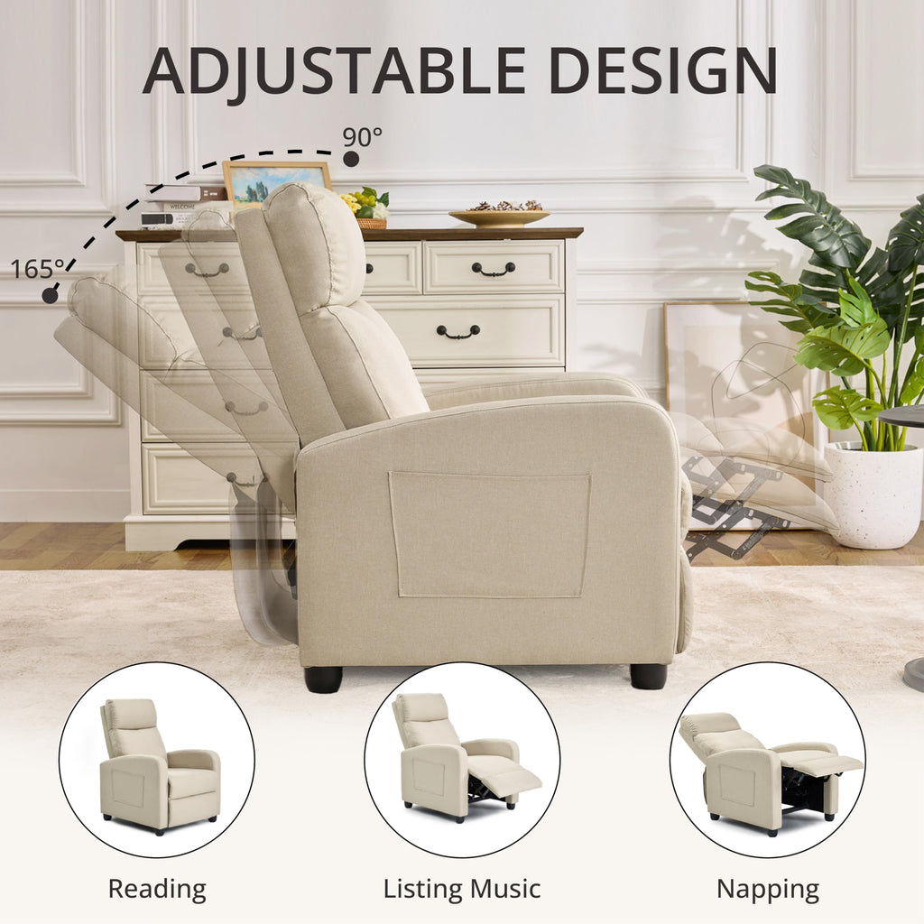 Recliner Chair for Living Room, Modern Adjustable Home Theater