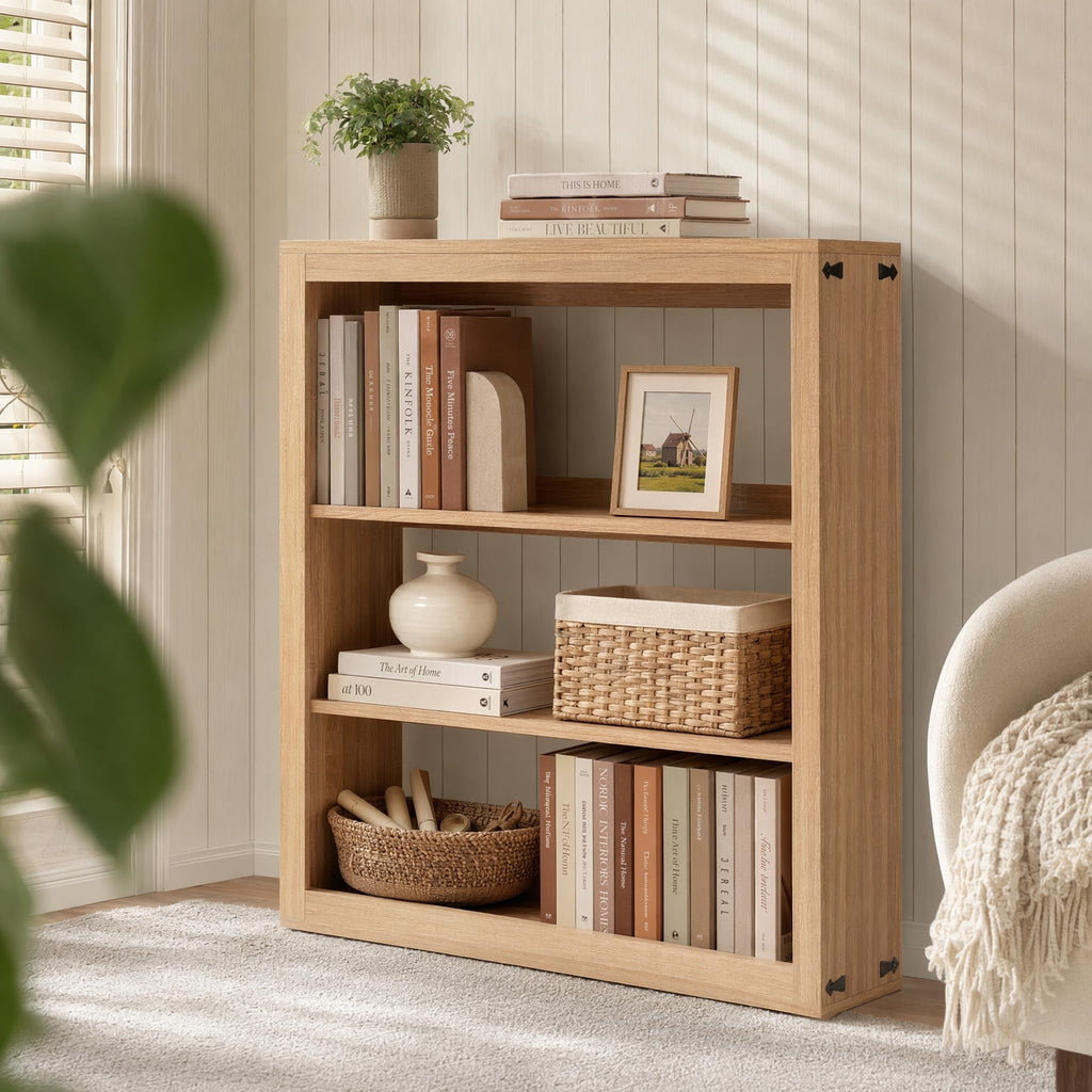 Liquor Cabinet with Wine Rack & Stemmed Holder & Drawer, Walnut